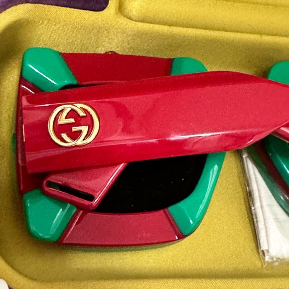 🌹GUCCI LIMITED EDITION SUNGLASSES MIRROR GLASSES runway - Picture 7 of 14